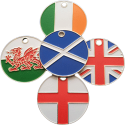 Flag pet tags